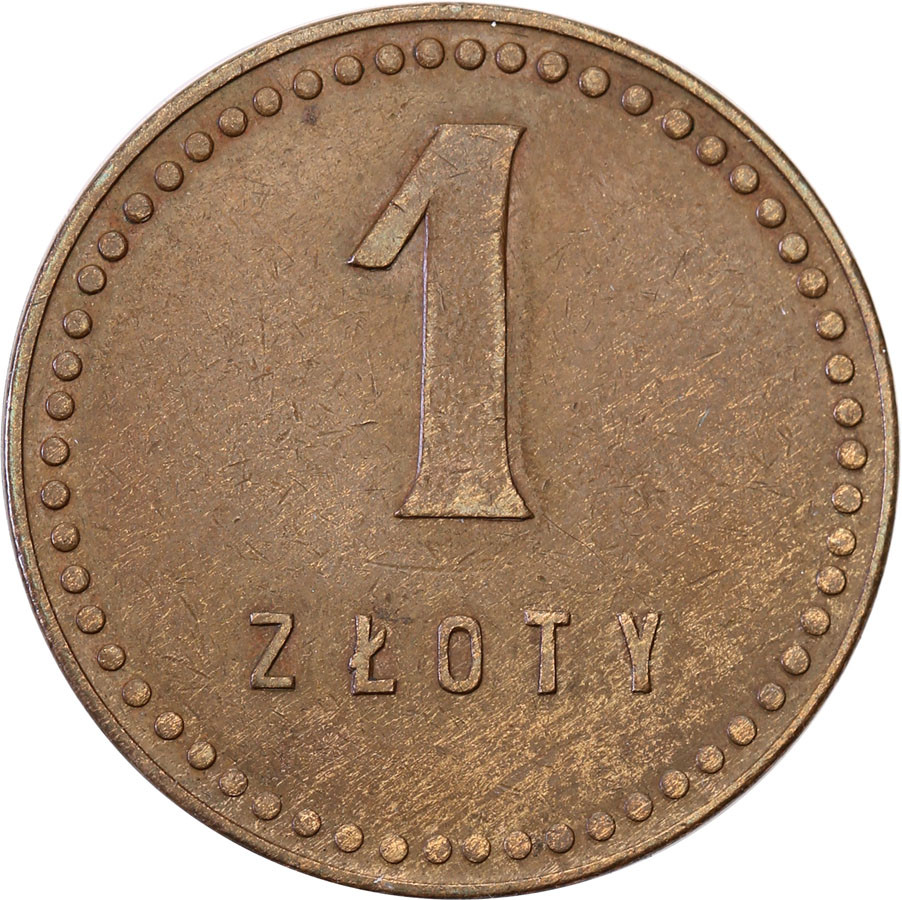 Warszawa - 1 złoty Kasyna Podoficerów Zawodowych 30 Pułku Strzelców Kaniowskich
